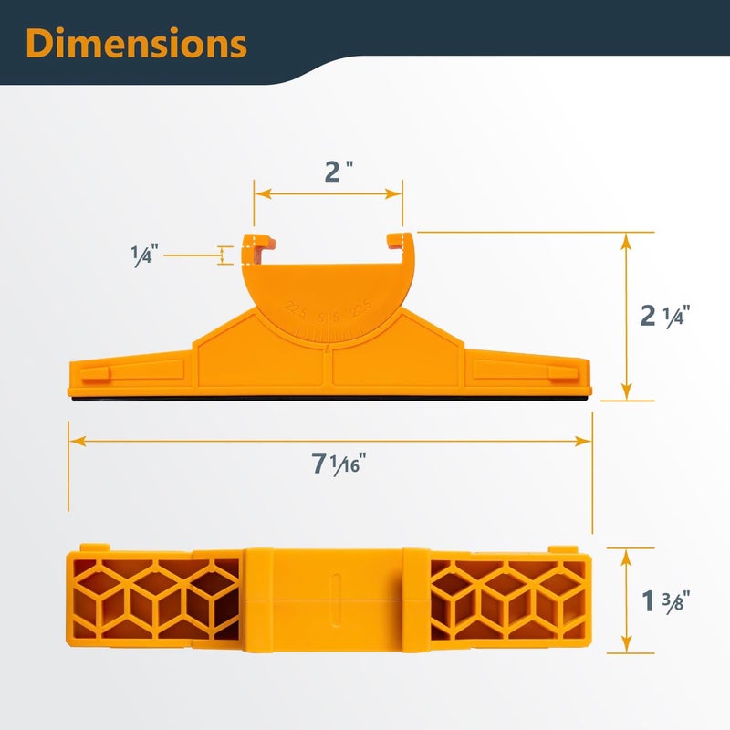 POWERTEC Swivel Jaws for Parallel Clamps, 2 Pack - Add-On Pivot Jaws for Irregular Shapes, Cabinet Door & Frame Gluing, Compatible with Most Standard Parallel Clamps (72156) - Image 2